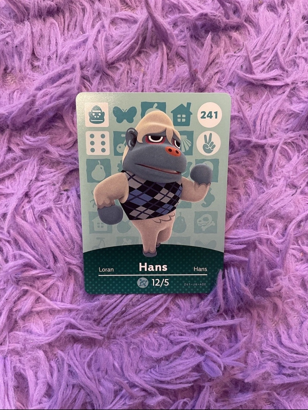 Animal crossing amiibo card Hand